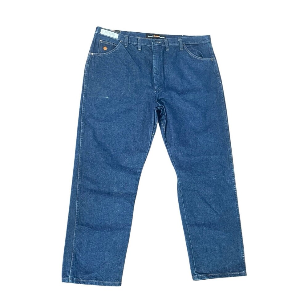 Wrangler Men's FR Flame Resistant Relaxed Fit Denim Jeans Size 44x32 HRC2 2112